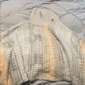 Free people sweater poncho